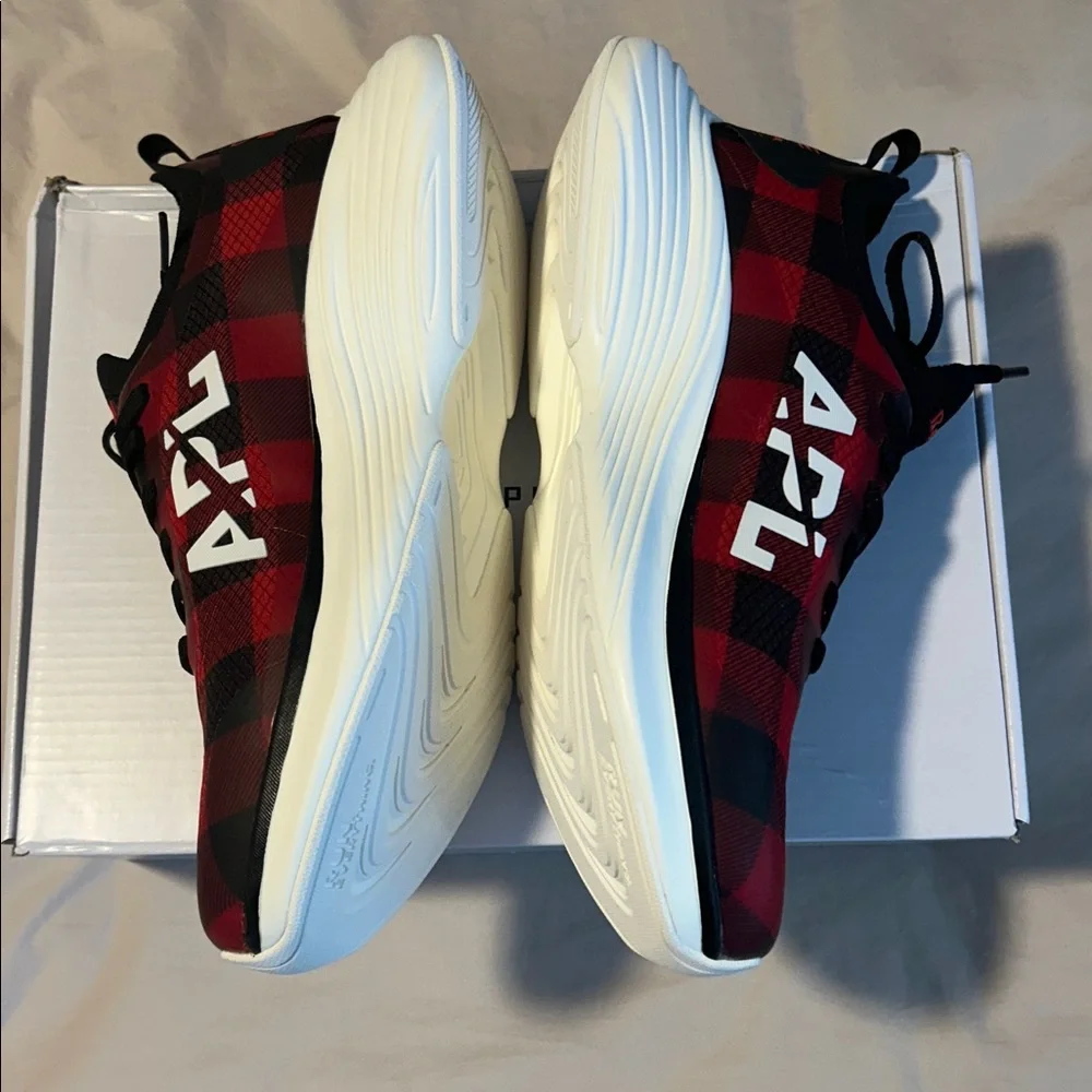 Women’s APL x Oracle Red Bull Racing Podium Sneakers in Red Black Flannel 10.5